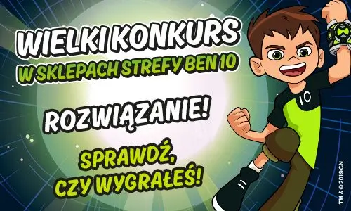 „BEN 10 WIELKI KONKURS” ROZWIĄZANIE KONKURSU
