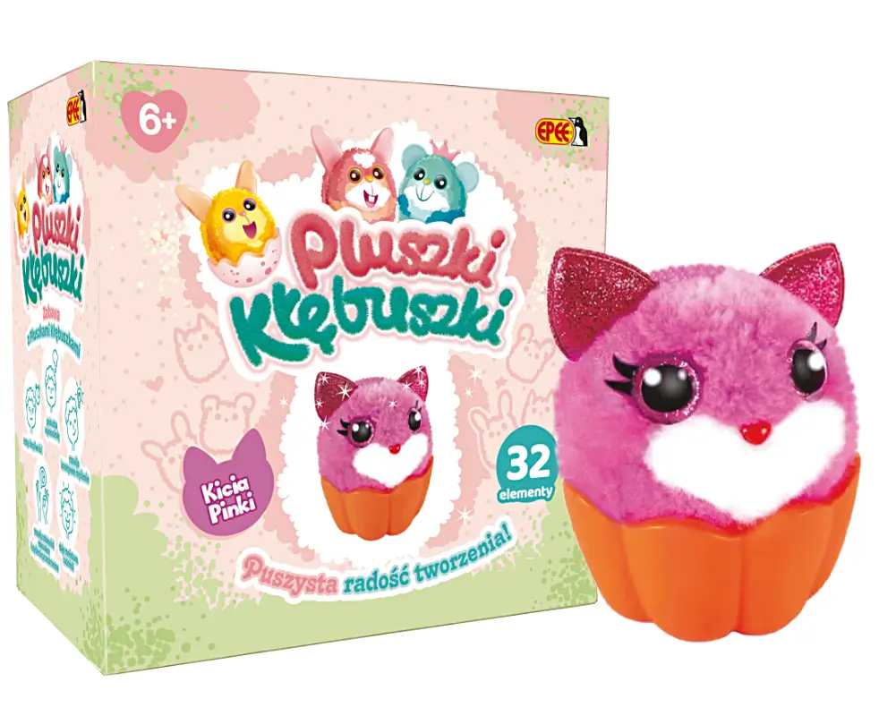 pluszki klebuszki 32 elementy kicia ep04337