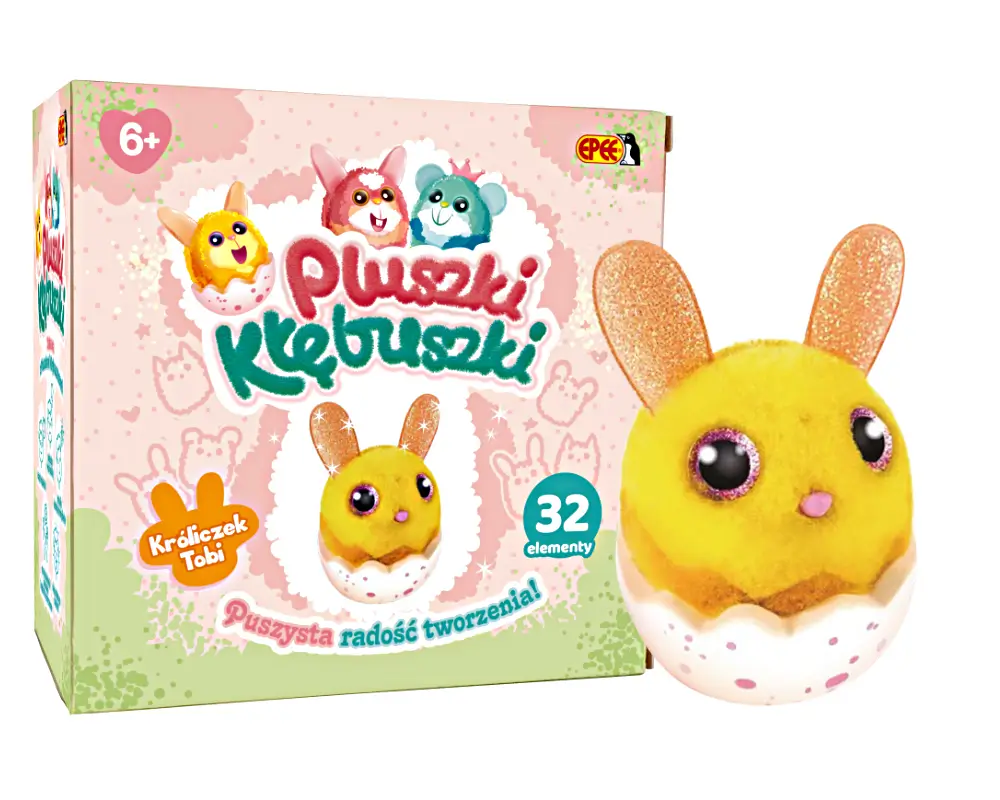 pluszki klebuszki 32 elementy kroliczek tobi ep04337