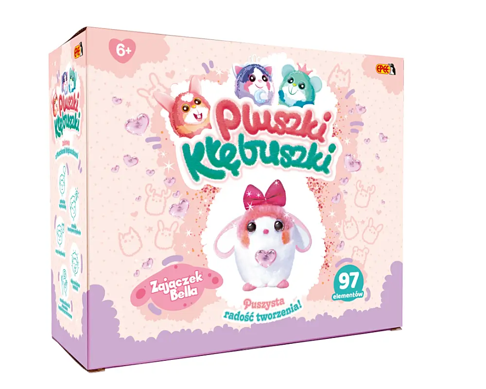 pluszki klebuszki 97 elementow zajaczek opak ep04338