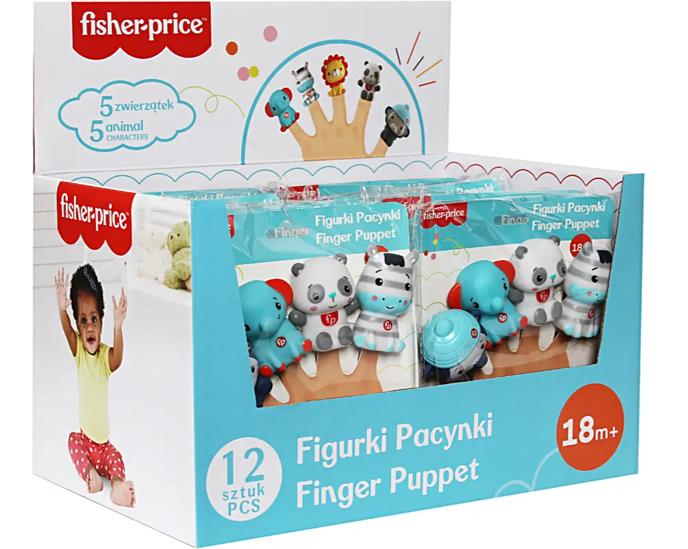 fisher price figurki pacynki cdu CFF2201