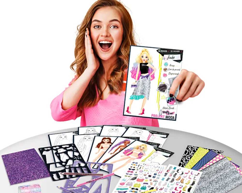 projekt moda zestaw projektantki imprezowe zabawa ep09445