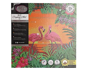 crystal art obraz flaming opak cas obraz.mix