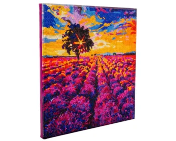 crystal art obraz lawendowe pole bez opak2 cas obraz.mix