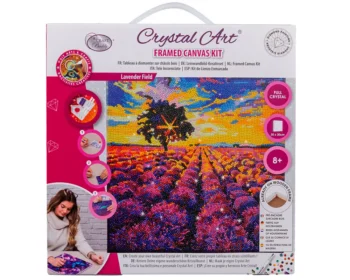 crystal art obraz lawendowe pole opak cas obraz.mix