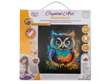 crystal art obraz sowa opak cas obraz.mix