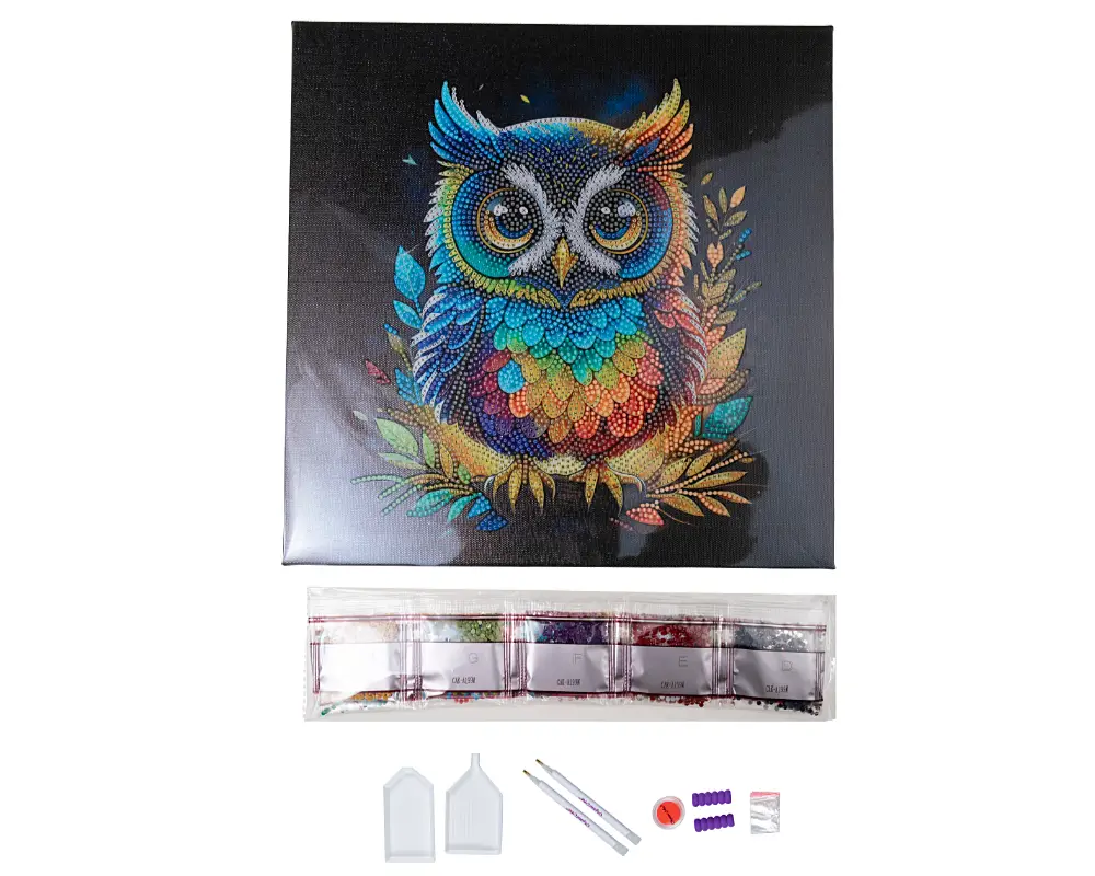 crystal art obraz sowa zawartosc cas obraz.mix