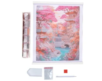 crystal art plakat kwitnaca wisnia zawartosc cas plakat.mix