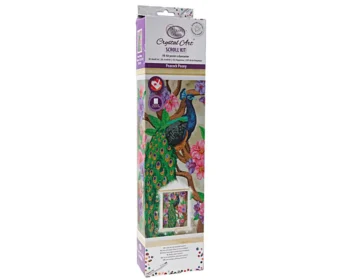 crystal art plakat paw i piwonia opak cas plakat.mix