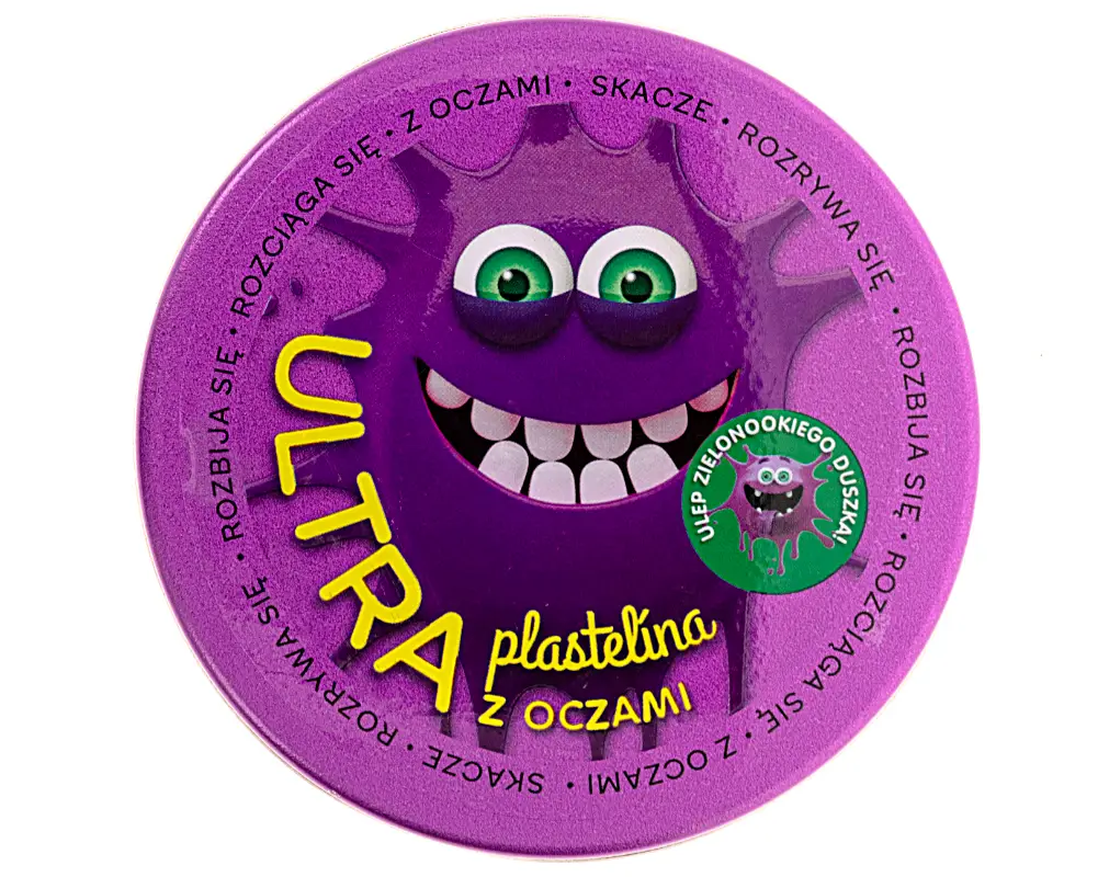 ultraplastelina z oczami fioletowa ep60227