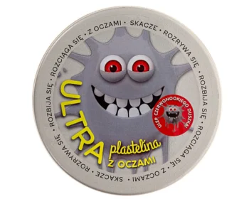 ultraplastelina z oczami szara ep60227