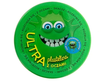 ultraplastelina z oczami zielona ep60227