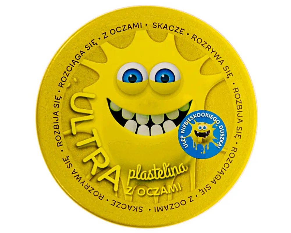 ultraplastelina z oczami zolta ep60227