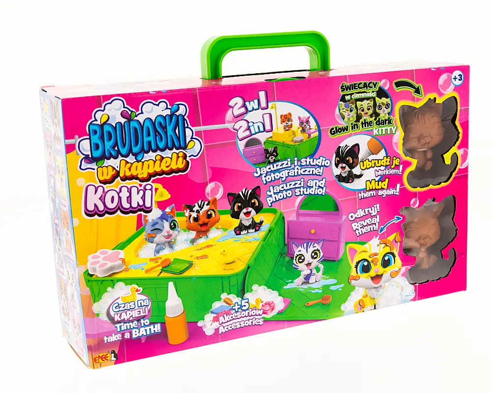 brudaski w kapieli kotki zestaw jacuzzi opak ep60364