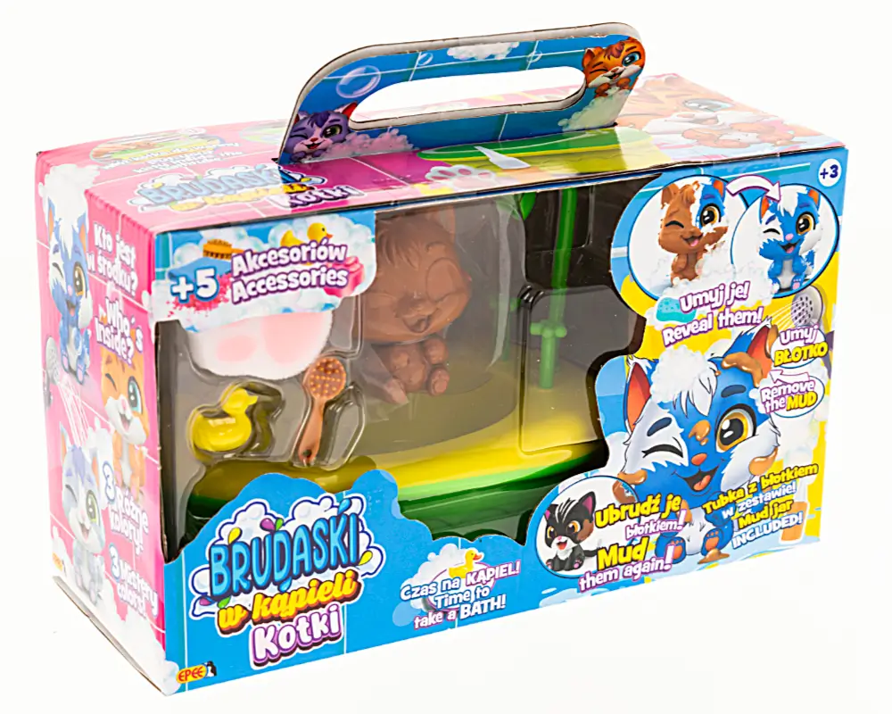 brudaski w kapieli kotki zestaw lazienka c opak ep60354