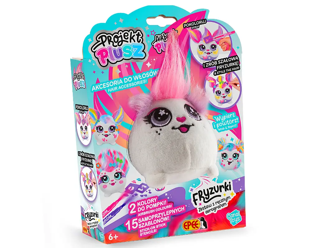 projekt plusz fryzurki reczny aerograf opak rozyczka ep60317